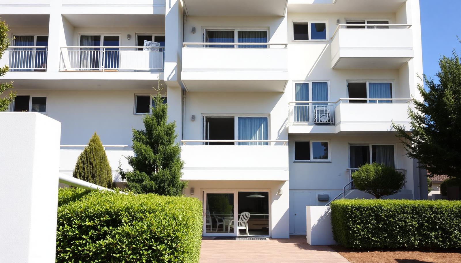 Modernes Mehrfamilienhaus als Beispiel für ein verwaltetes Objekt